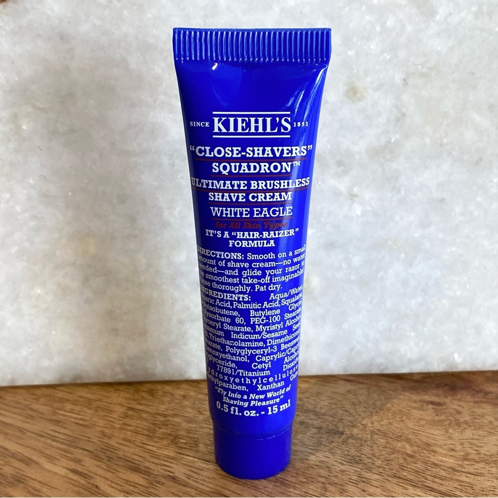 Kiehl’s “Close-Shavers” Squadron Ultimate Brushless Shave Cream